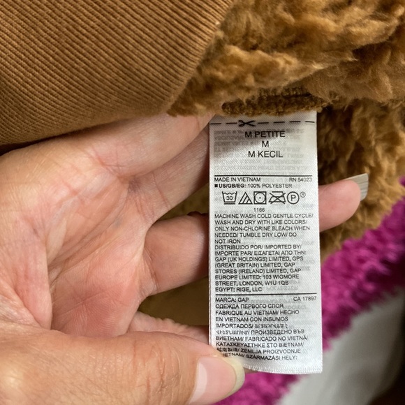 Teddy sweater Gap medium petite - Picture 3 of 3